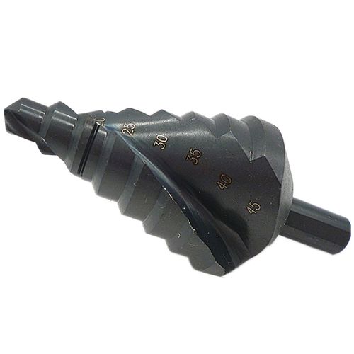 跨境亚马逊钢板开孔器10-45三角孔扩孔宝塔钻头台阶梯钻