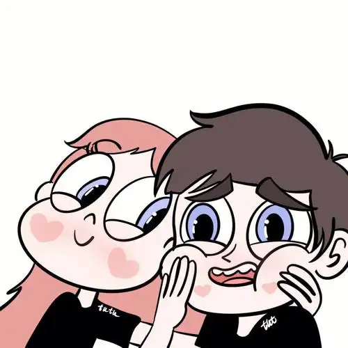 星蝶公主情侣头像