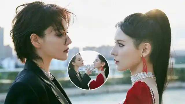 张馨予张予曦傻傻分不清楚,红黑搭配同台演出,网友:神仙组合,终于认清