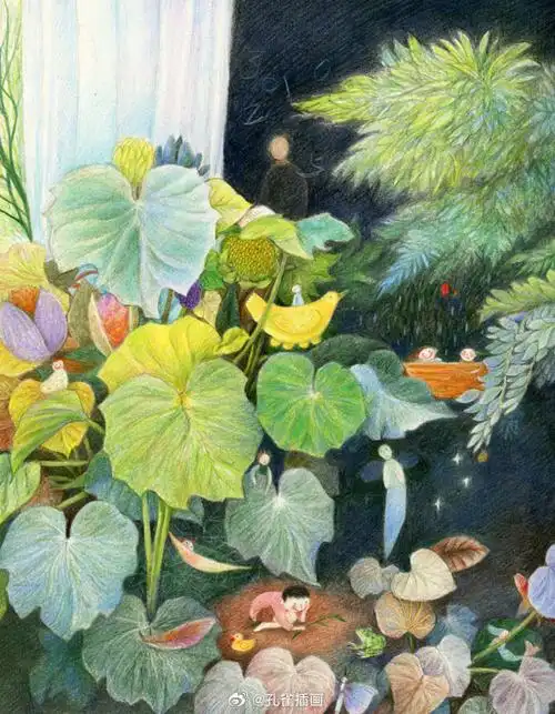 #画画##彩铅画##手绘##插画#