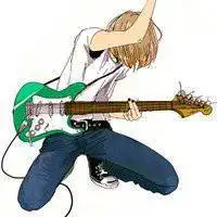 吉他头像男卡通_微信头像图片大全