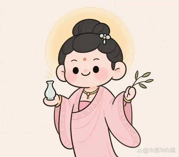 刷到观音别想溜!留句平安快乐,愿平安快乐一直跟着你走