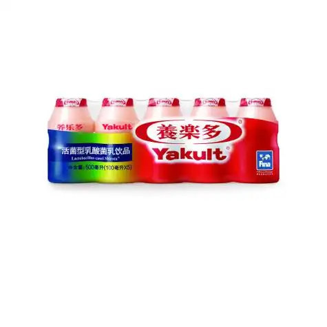 养乐多冷藏饮料 yakult 养乐多 活菌型乳酸菌乳饮品 100ml*5(一排5瓶)
