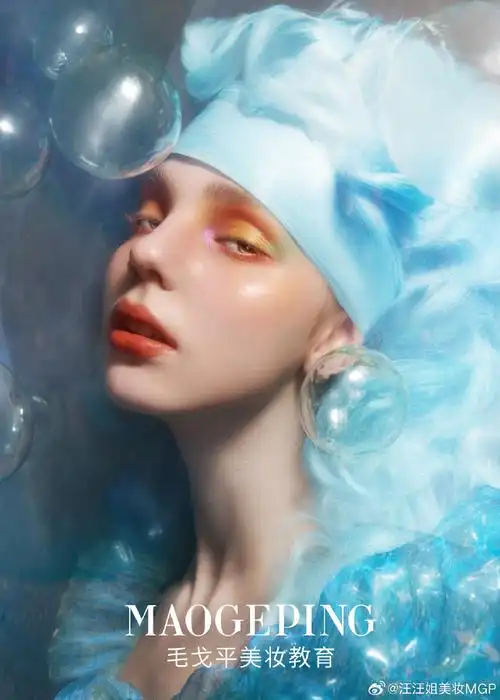 时尚平面创意彩妆大片新鲜出炉95  同学们以部分奥运项目为灵感