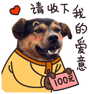 可爱狗狗动态表情包头像