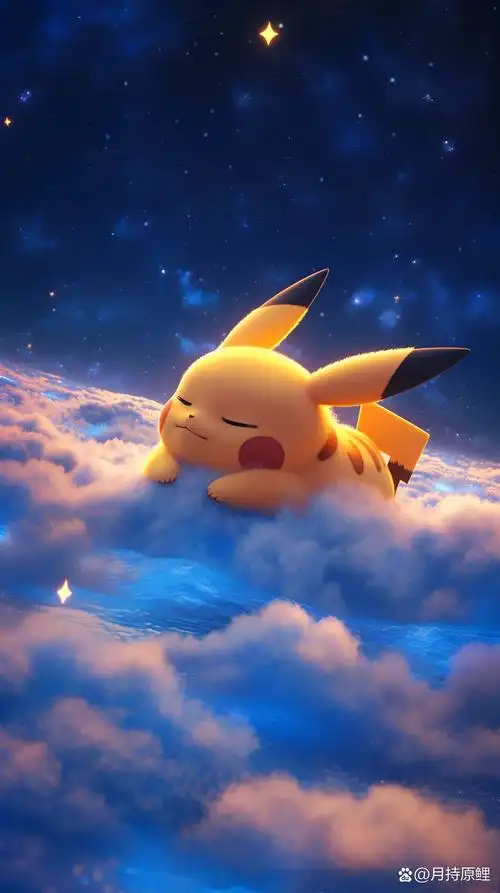 皮卡丘手机壁纸分享!晚安08