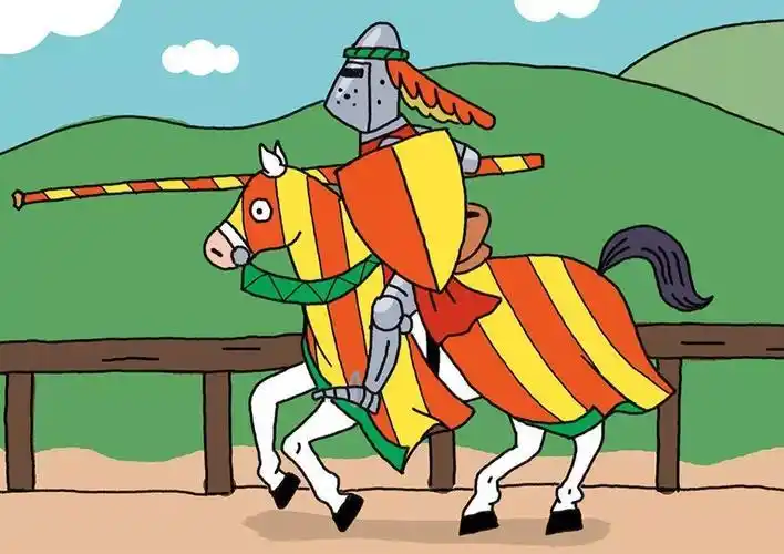 骑士简笔画彩色