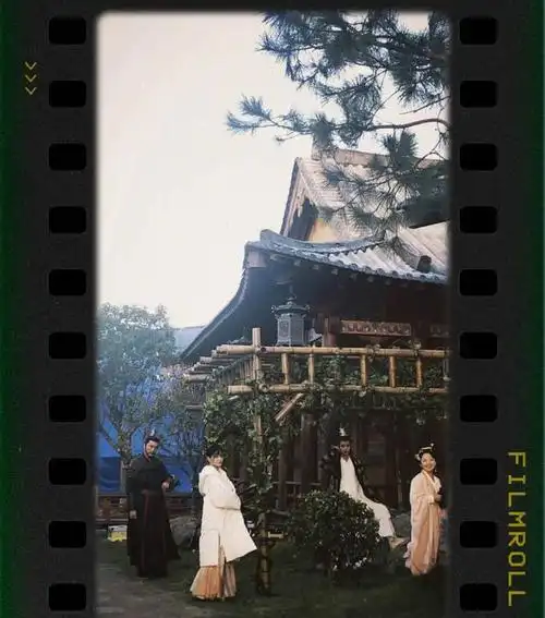 赵丽颖晒与凤行剧组日常随拍锤在手萌犬趣影