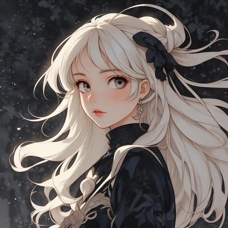 漫画风女生头像93甜酷少女必备93 谁能拒绝这么可爱的头像呢?