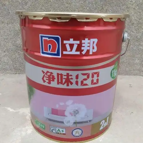 立邦漆净味120竹炭二合一内墙乳胶漆2合1白彩色室内环保油漆涂料