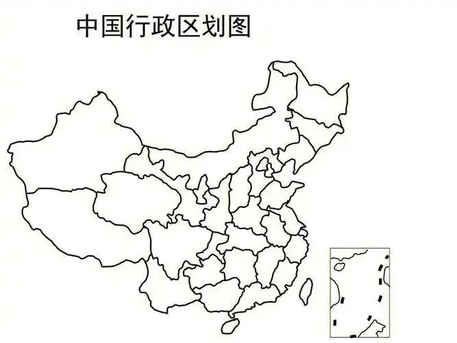地理经典空白地图166