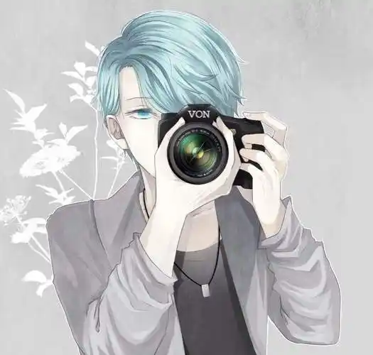 跪求一张男生拿着相机拍照的动漫图片,清晰一点的 ?动漫头像最好?