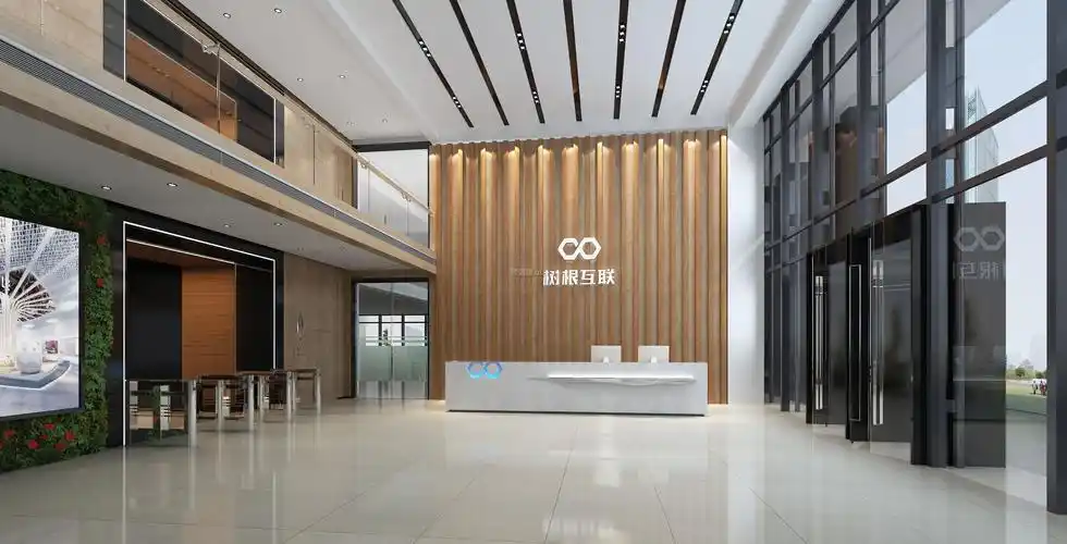 公司前台背景墙 公司前台设计效果图