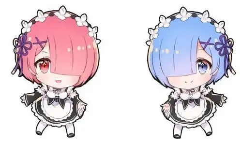 画师推荐:melings,下雨天的jk雷姆,还有q版猫雷姆