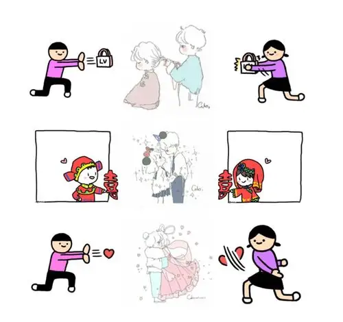 朋友圈分割线九宫格