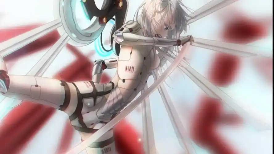 【绘画过程】——一义肢机械少女