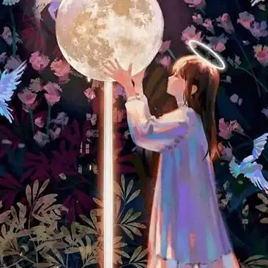 头像坠入星河的温柔动漫男女头像