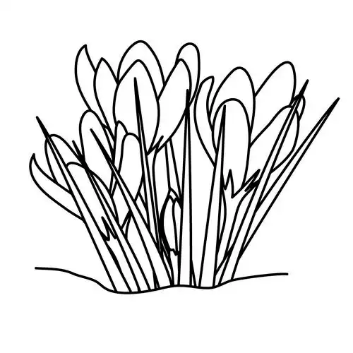 1200x1200 black and white grass clipart