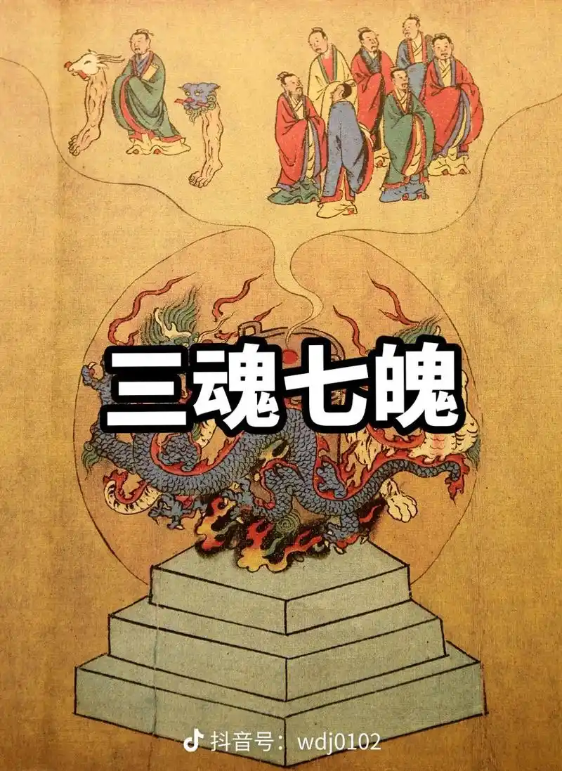 三魂七魄 灵魂指生命,良心,精神,思想,感情等,也比喻事物中 - 抖音