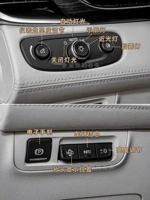 2023款别克gl8按键说明图解来啦60