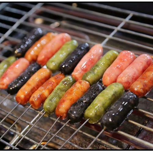 纯肉四味韩肠21根墨鱼芥末麻辣原味烤肠韩式风干肠烤肉店食材生鲜