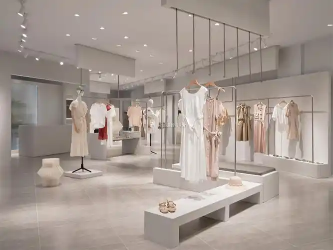 武汉女装专卖店装修图片大全2022_装信通网效果图