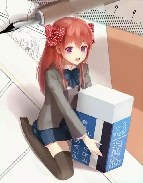 视觉差 卡通 大小差 动漫 卡哇伊 萌萌哒 美图 可爱 迷你 小人物 唯美