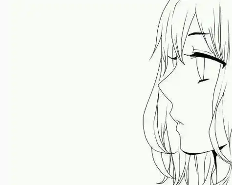 短发少女侧脸简笔画简笔画画椰子树画黑夜里门缝中女孩的侧脸简笔画