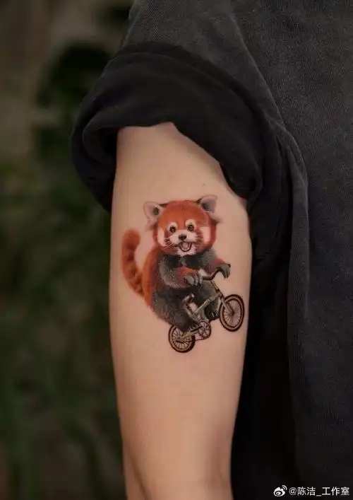 小熊猫##tattoo##可爱纹身##写实