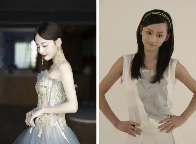 多年以前她刚出道的时候,张嘉倪在参加《寻找紫菱》里还是一个又黑又