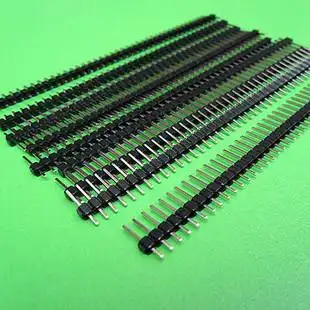 单排排针 间距2.54mm 40p排针 插针 1*40pin 焊脚排针