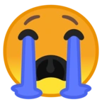 😭 - 大声哭 表情符号: u 1f62d - unicode 字符百科