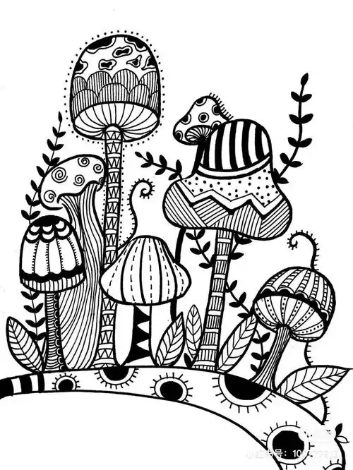 50种创意线描,用简单的笔画出超精美的画作,颜值好看又耐看,造型画不