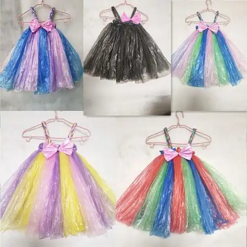 连衣裙儿童节日舞蹈演出演服装美人鱼公主裙子演服装女热帖古装女神