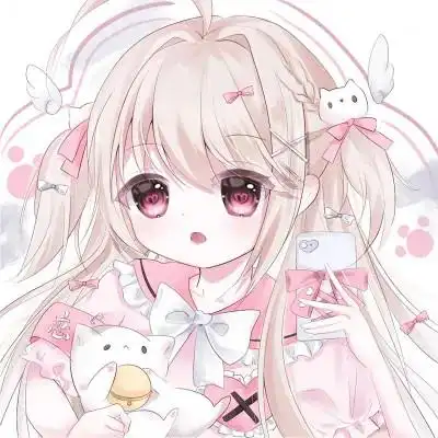 头像卡通女呆萌可爱少女心111张_女生动漫头像_头像屋