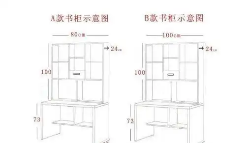 关于整体书柜的尺寸:整体书柜尺寸大小都是根据室内空间的大小,使用者