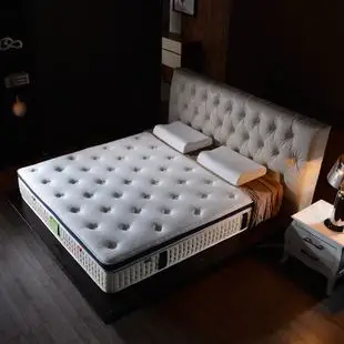 乳胶 圆美 1.8米弹簧椰棕垫软硬定做席梦思床垫 进口乳胶床垫1.5 ym01