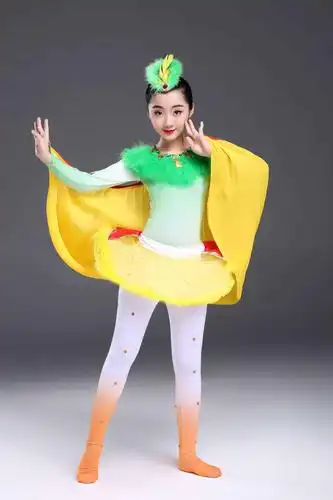 新款第八届小荷风采快乐的布谷儿童演出服五一六一舞蹈服装