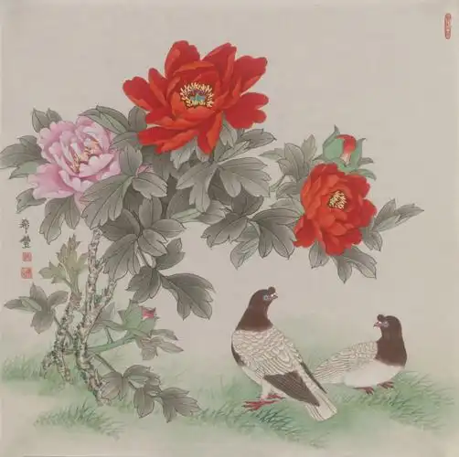 花鸟名家田希丰如何画好牡丹