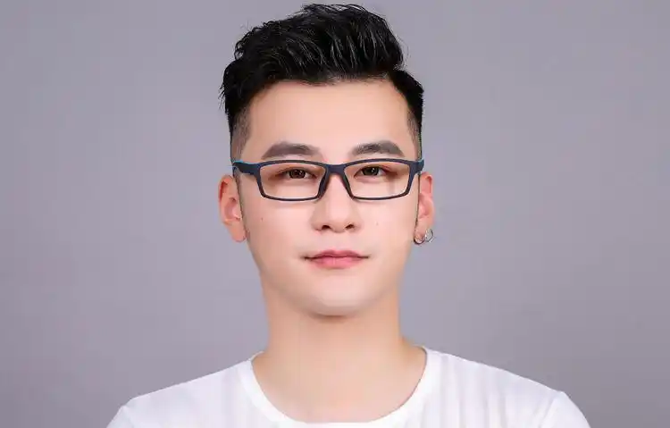 轻近视眼镜架子tr90眼镜框男板材女款全框潮学生配眼镜休闲款桔色只要