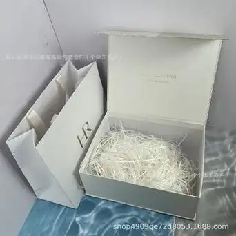 hr赫*娜圣诞新款绿宝瓶面霜礼品盒手提袋hr护肤品包装纸袋-阿里巴巴