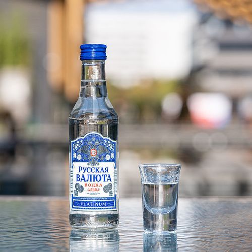 罗斯大班(蓝金版)伏特加vodka俄罗斯原装进口洋酒鸡尾酒调酒250ml