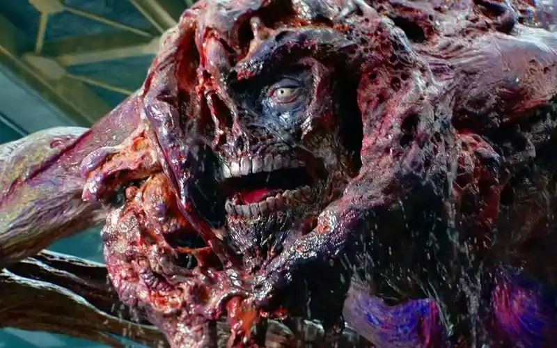 2023最新科幻片《生化危机:死亡岛》,丧尸鲨鱼和人类结合,巨型怪物
