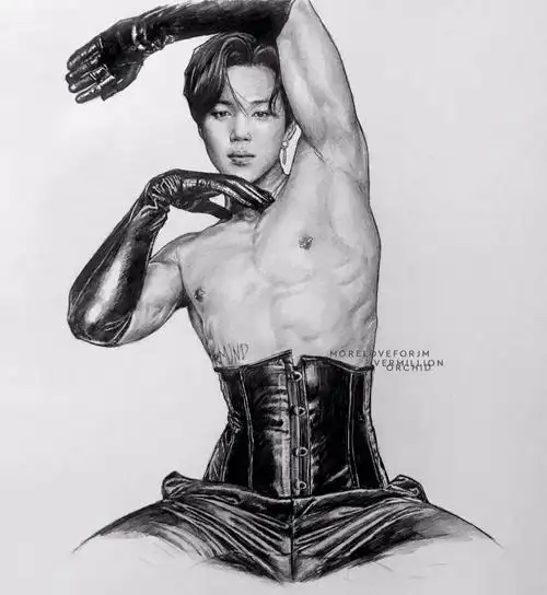 纹身那些画的太美好了吧像白月光一样id:moreloveforjm#朴智旻  #白