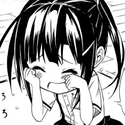 黑白日系漫头|不知名暗恋_卡通动漫头像_我要个性网