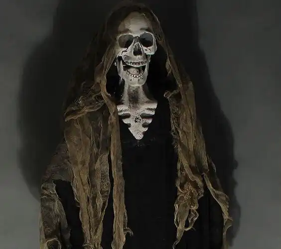 游乐场乐园恐怖屋装饰道具万圣节死神骷髅吊饰道具 丧尸鬼屋密室场地