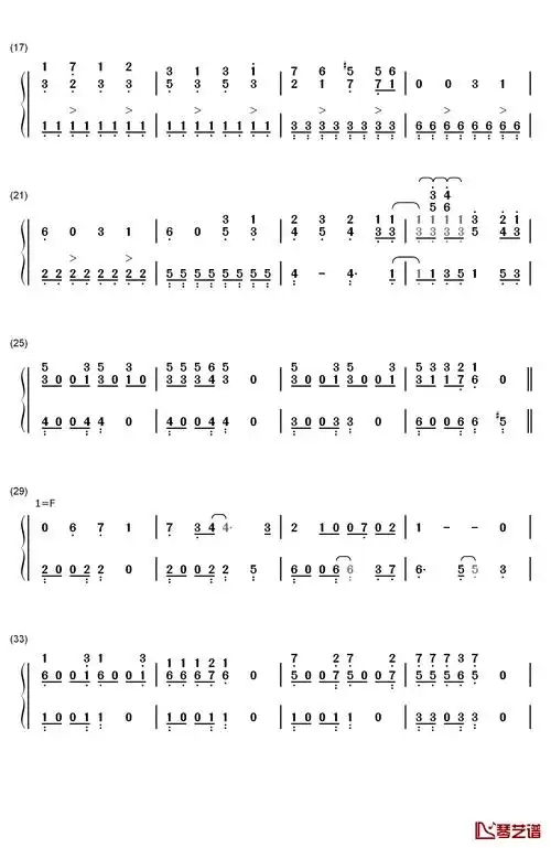 10年樱钢琴简谱-数字双手-akb482