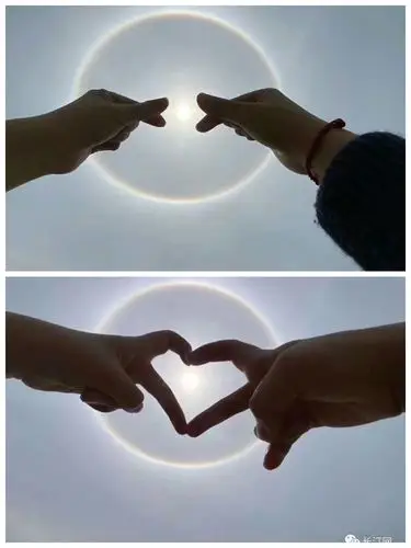 这双龙戏珠式的比心,应该是对所有天下有情人最炽烈的祝福吧!