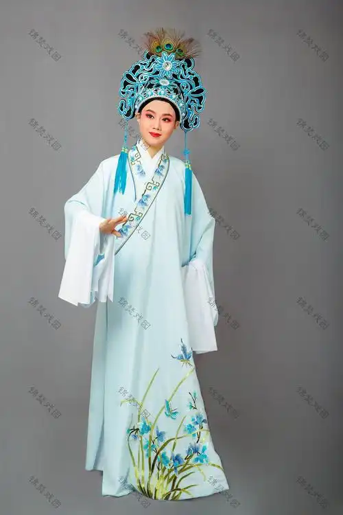 越剧小生高档戏服 小生戏服 越剧粤剧闽剧戏曲服装演出服装