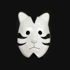 日本购动漫火影忍者面具 化妆舞会cos道具 木叶暗部狐狸猫脸pvc面